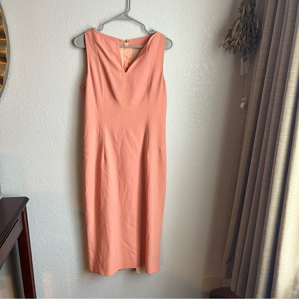 L’Wren Scott Peach Tailored Sheath Dress